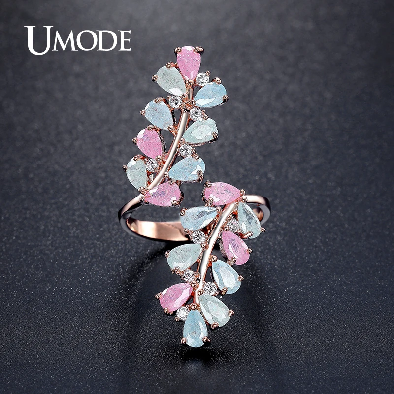 UMODE модное редкое круглое цветное яркое коктейльное кольцо с мороженым цвета