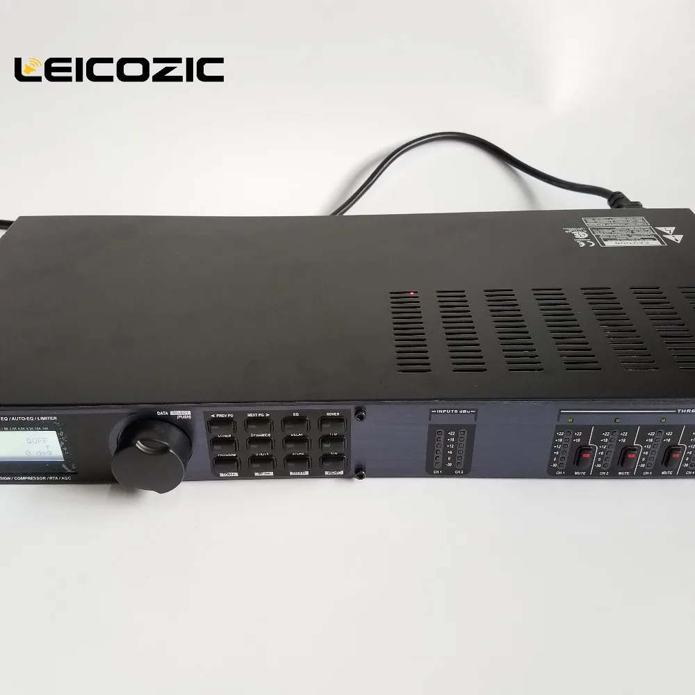 Leicozic драйвер PA pa260 стойка 3in6out профессиональный аудио процессор громкоговоритель система управления pro сценический звуковой процессор 260