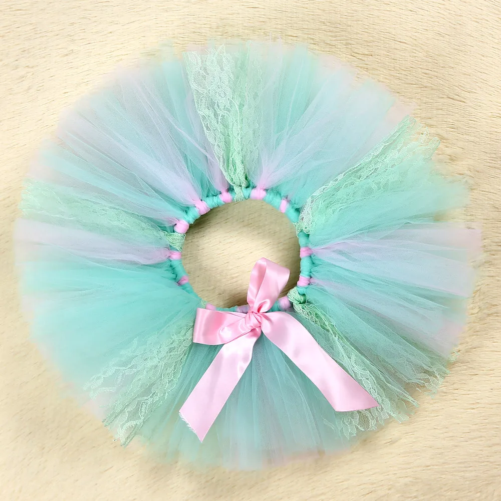 Пышная кружевная Тюлевая юбка пачка для девочек детская балетная юбки