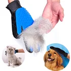 Перчатка для груминга домашних животных, перчатка для удаления волос кошек и собак, массажная перчатка для вычесывания, расчески для собак, инструменты для груминга домашних животных, товары для домашних животных