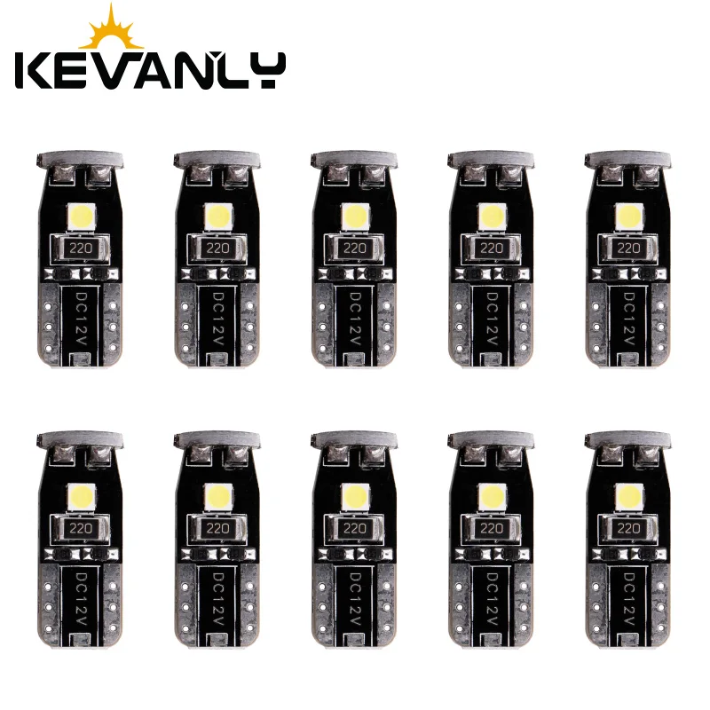 10 шт./лот w5w led T10 3030 192 194 168 W5W светодиодные лампы 3 SMD Габаритные фонари для