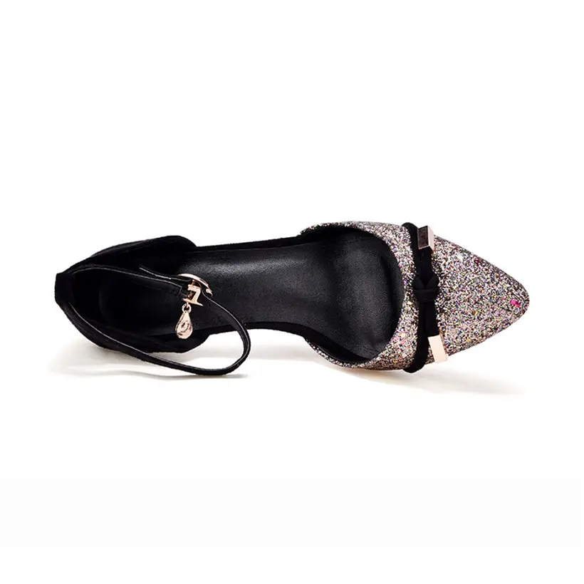 Туфли-лодочки женские с бантом высокий тонкий каблук 6 см заостренный носок из