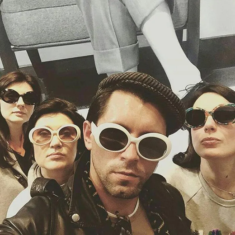 Новинка 2017 Классические Винтажные Солнцезащитные очки Курта Кобейна для мужчин