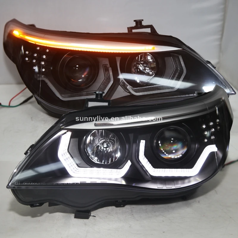 2003-2007 год E60 523i 525i 530i светодиодный головной светильник для оригинальный