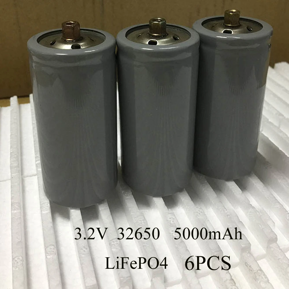 Soravess 6 шт 3 2 V LiFePO4 батарея IFR перезаряжаемая 5000mAH литий ионная для