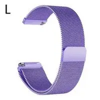 Violet stainless Сменный спортивный ремешок для Fitbit Versa/Versa Lite Edition из нержавеющей стали/мягкий силиконовый ремешок для наручных часов размера S/L для фитнес-часов - Цвет: Violet stainless