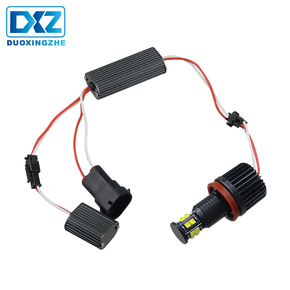 DXZ 2 шт. для BMW 120W Всего H8 CREE светодиодный ангельские глазки Halo кольцевые лампы