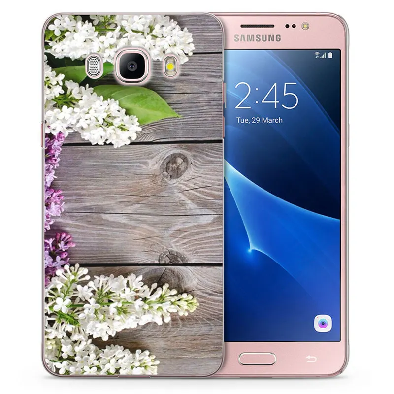Цветок чехол для телефона Samsung Galaxy J1 J2 J3 J5 J7 prime J120 J320 J330 J530F Прозрачный Силиконовый