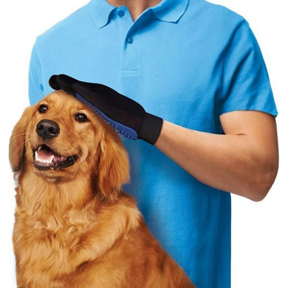 1 шт. Pet Уход за лошадьми мягкая перчатка Deshedding расческа для кошки или собаки ухода