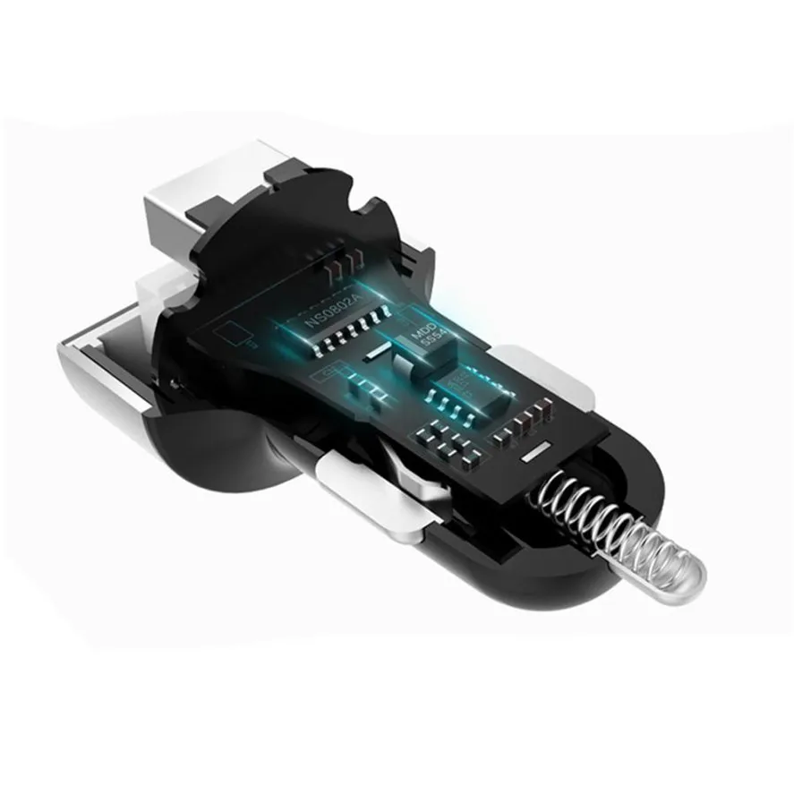 Новое автомобильное зарядное устройство с двумя usb портами 1 шт. 2 порта ЖК дисплей