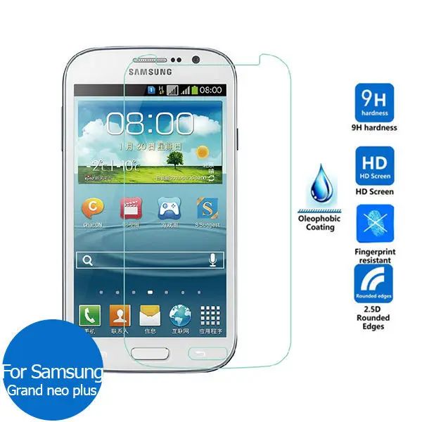 2.5D Закаленное стекло для Samsung GALAXY Grand Neo Plus защитная пленка Взрывозащищенная I9060