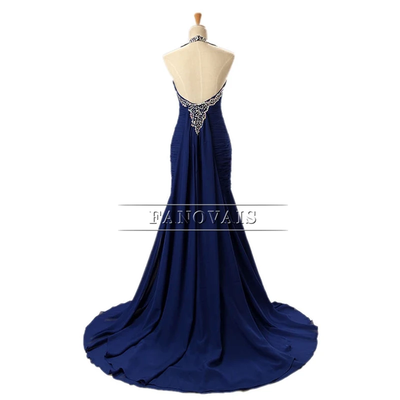 Popular Royal Blue Bridesmaid Dresses Long Chiffon Mermaid Maid of Honor Dress Guest Wedding Party BM39 | Свадьбы и торжества