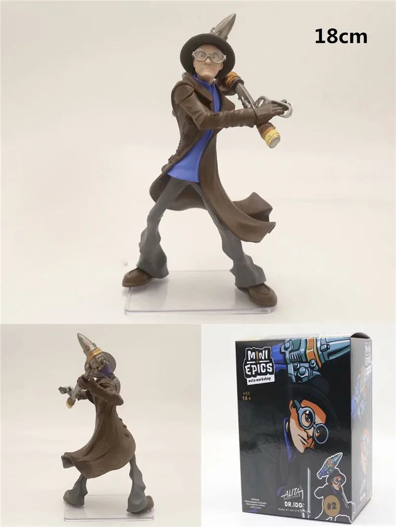 Аниме Alita Fighting Angel DR. Ido Zapan ПВХ фигурка игрушка фигурки Куклы Brinquedos 12-18 см | Игрушки