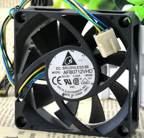 

AFB0712VHD 7020 12V 0.40A 7CM 4wire новый оригинальный