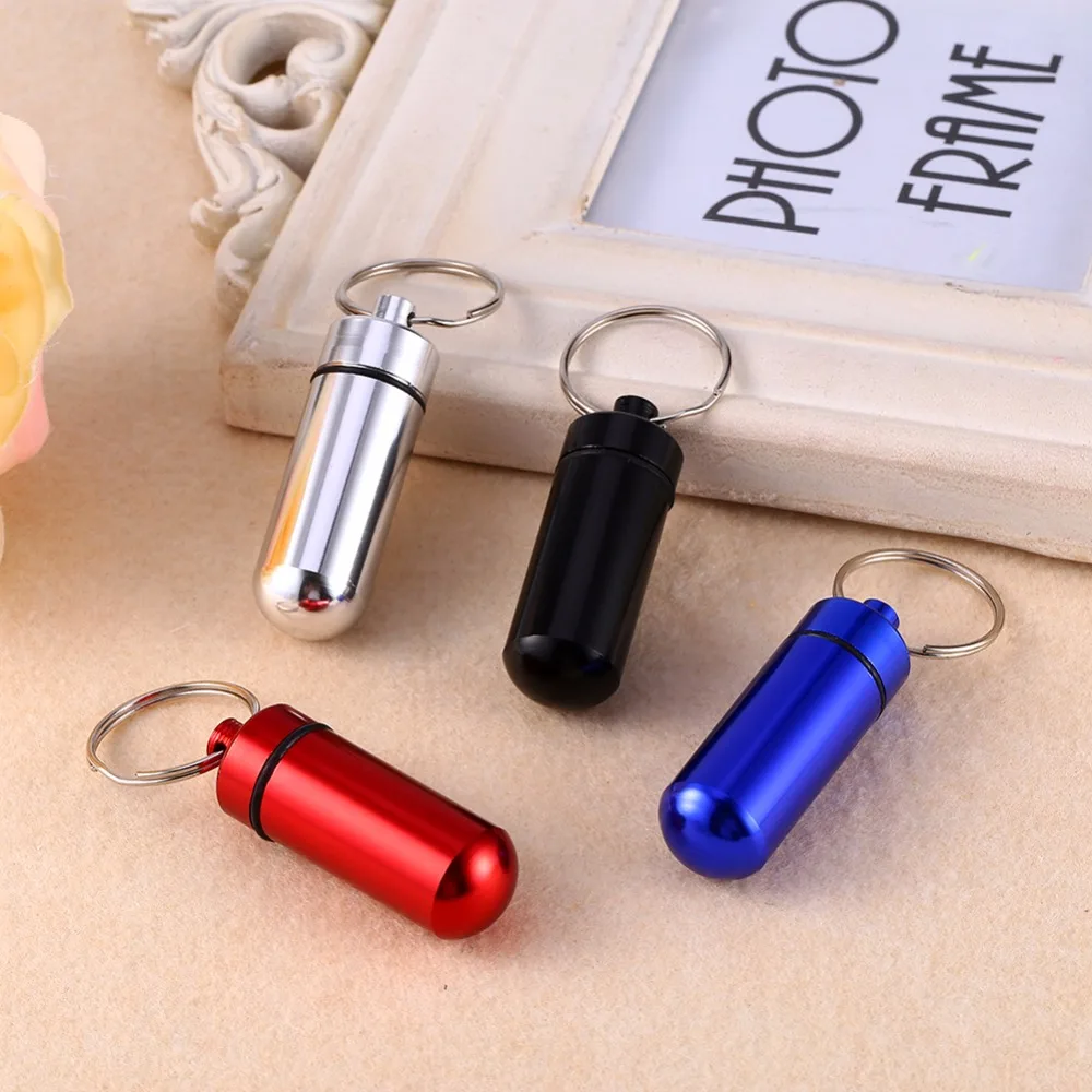 Новый высококачественный портативный водонепроницаемый мини синий алюминиевый