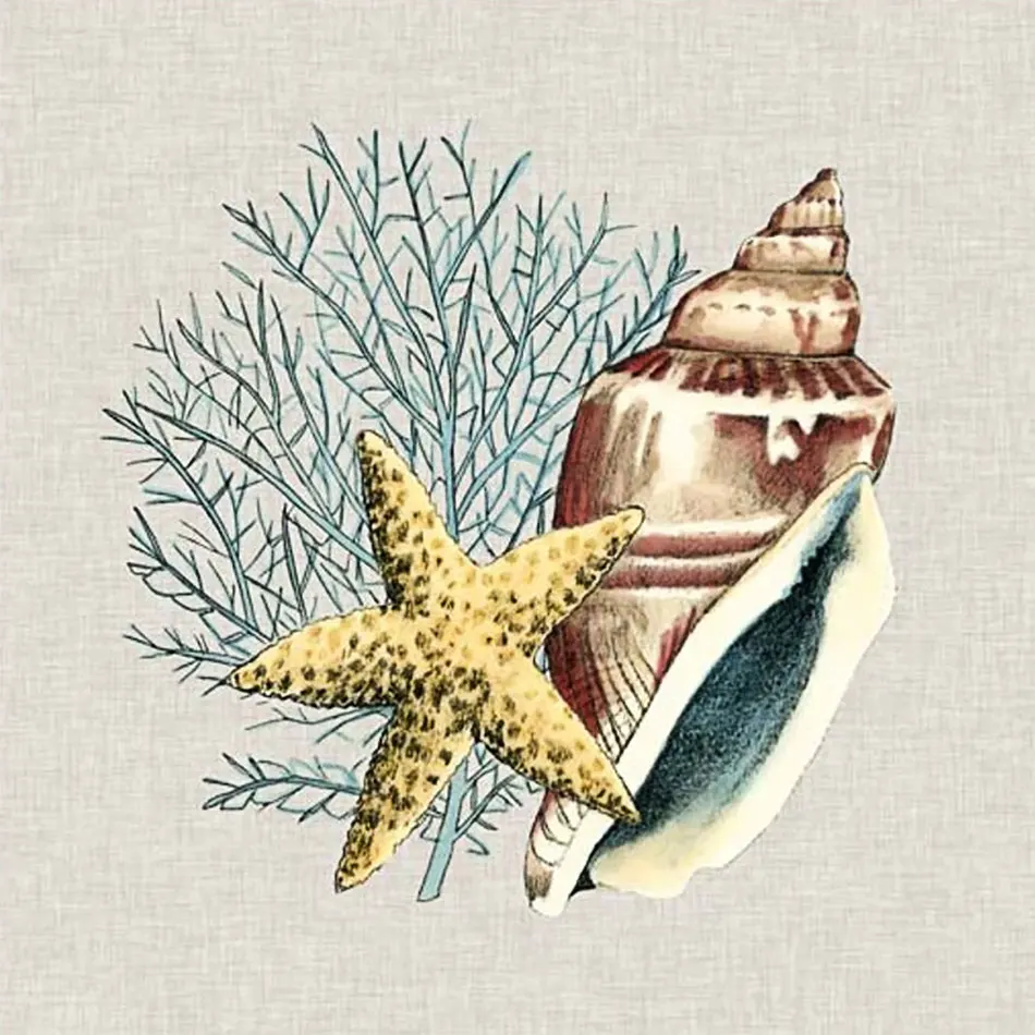 Современные модные картины с принтом морских пейзажей настенное искусство