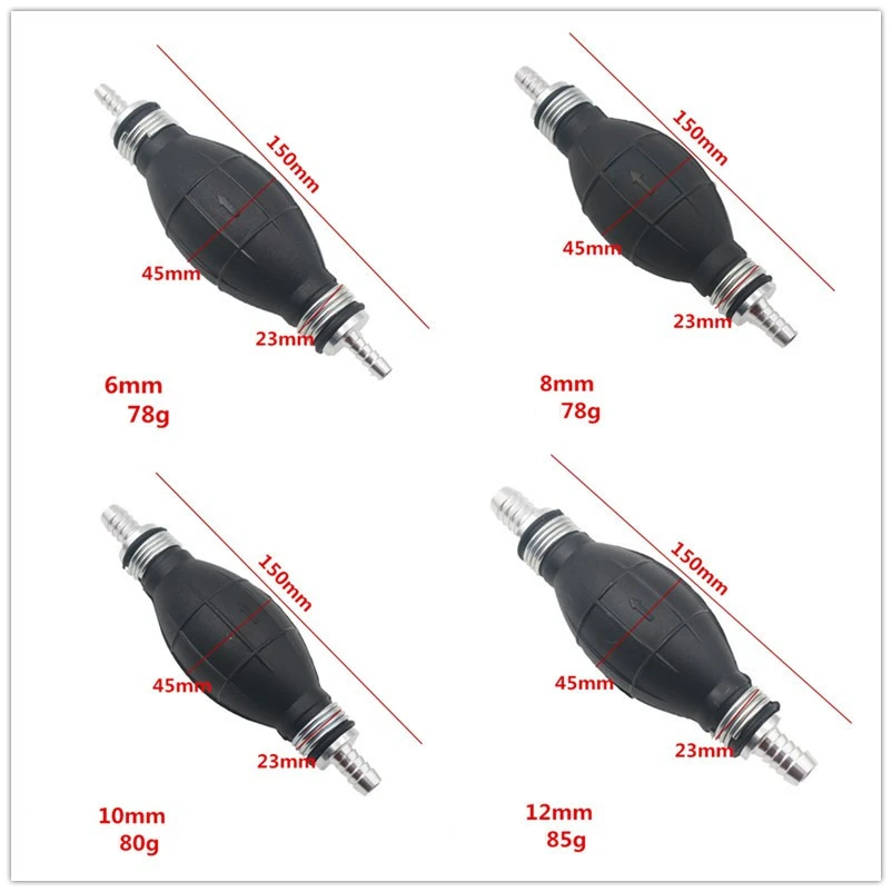 1 Piece Car Yacht Motorcycle Fuel Pump 6/8/10/12mm Option Gasoline Diesel Hand Pumping Pipe | Автомобили и мотоциклы