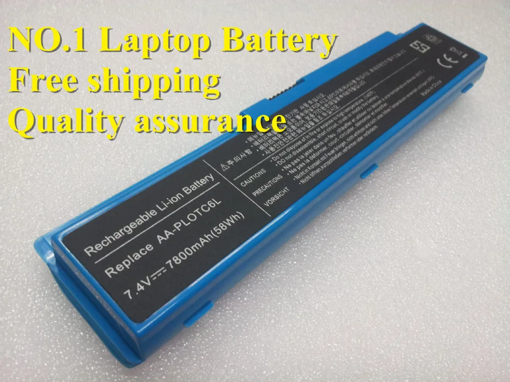 Аккумулятор 7800 мАч для SAMSUNG 300U 300U1A NP300U NP300U1A 305U1Z NP305U NP305U1A NP305U1Z N308 N310 N311 N315 X118 черный