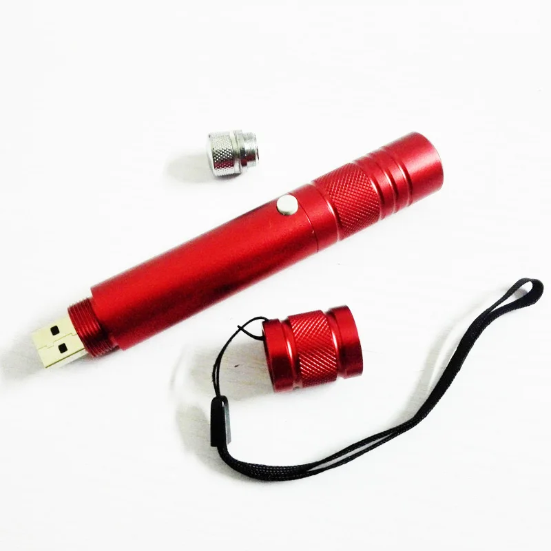 USB-зарядка красная лазерная указка высокая мощность 650 нм яркая одноточечная