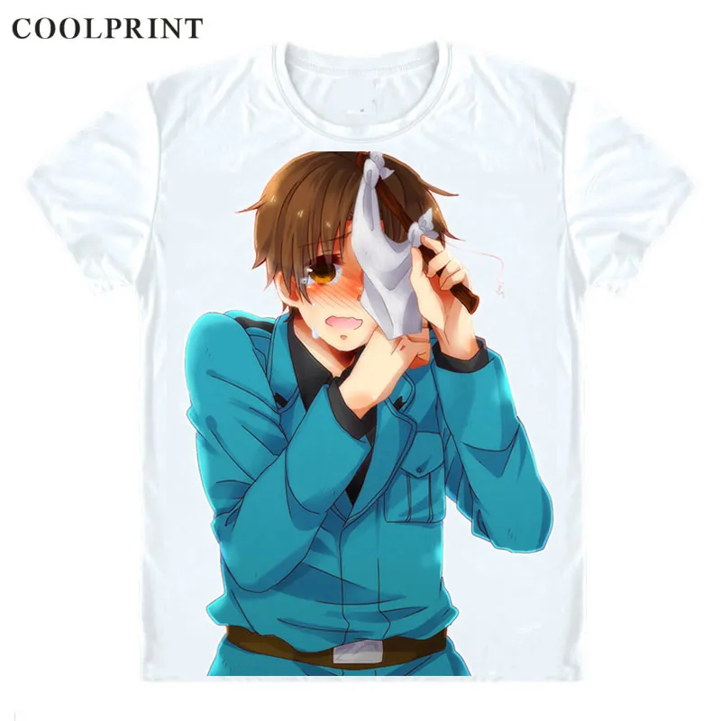 North Italy Brothers Feliciano Vargas T Shirt Axis Powers Hetalia Men Casual TShirt Premium T-Shirt Printed Short Sleeve Shirts | Мужская