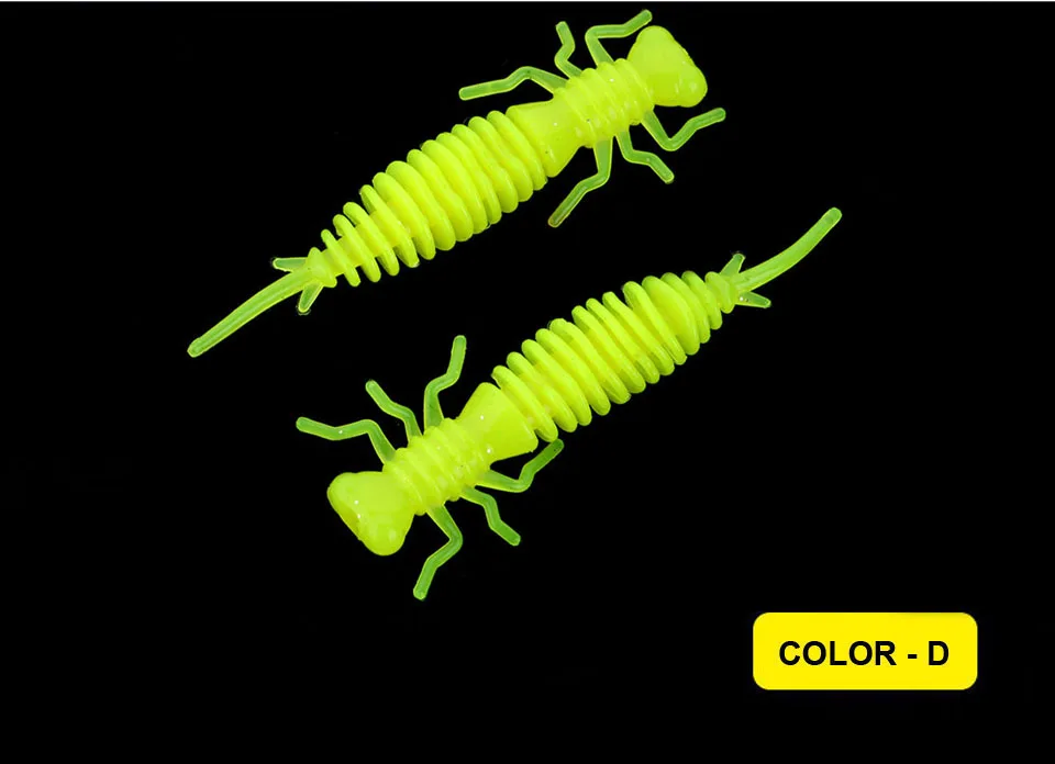 WALK FISH Larva мягкие приманки 40 мм 50 мм Искусственные приманки рыболовные червь силиконовый бас Щука Гольян Swimbait Jigging пластиковые приманки