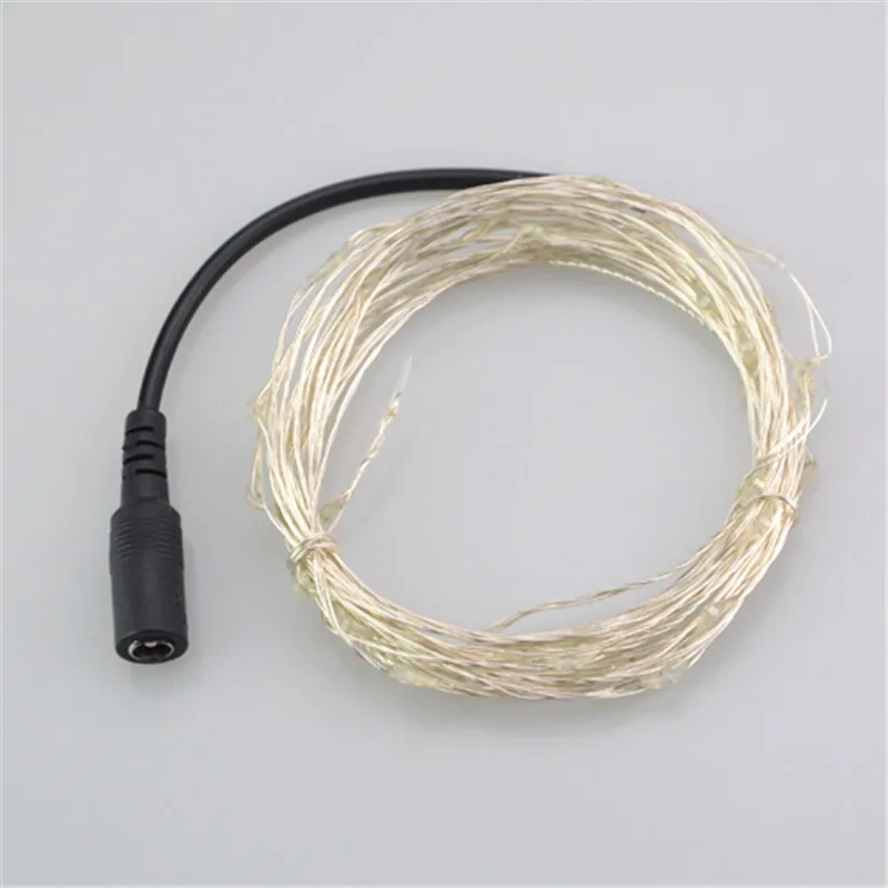 Foxanon 5 м праздничный свет DC12V RGB медная Водонепроницаемая Рождественская лента