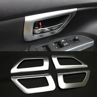 for suzuki sx4 s cross 2014 2015 2016 2017 2018 abs matte door inner built handle bowl cover trim car styling 4pcs