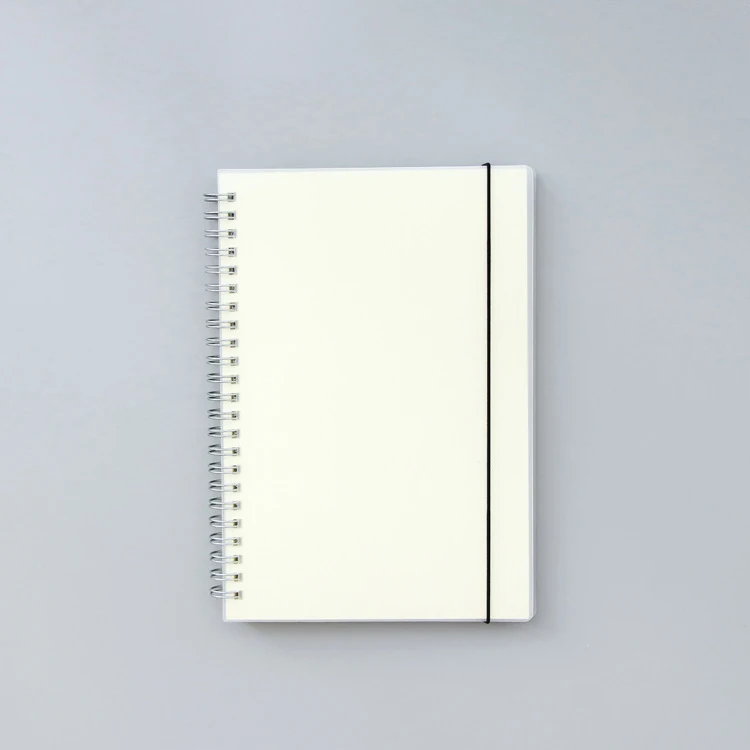 Blank A5, А6, спираль, чтобы сделать список, книга, катушка, тетрадь, линия, точка, пустая сетка, бумага, журнал, дневник, альбом для рисования, для школы, офиса, Канцтовары - Цвет: Blank