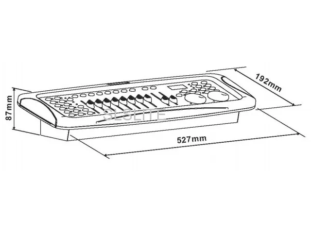 240CH USB DMX 512 контроллер/USB DMX512 контроллер консоли настольная доска/сценическое