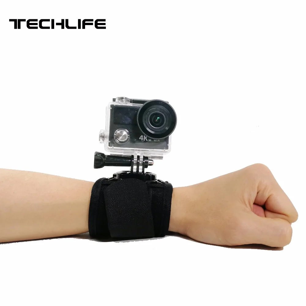 Вращающийся на 360 градусов ручной ремешок запястье для Gopro Hero 5 4 xiaomi 4k руку Go pro SJCAM