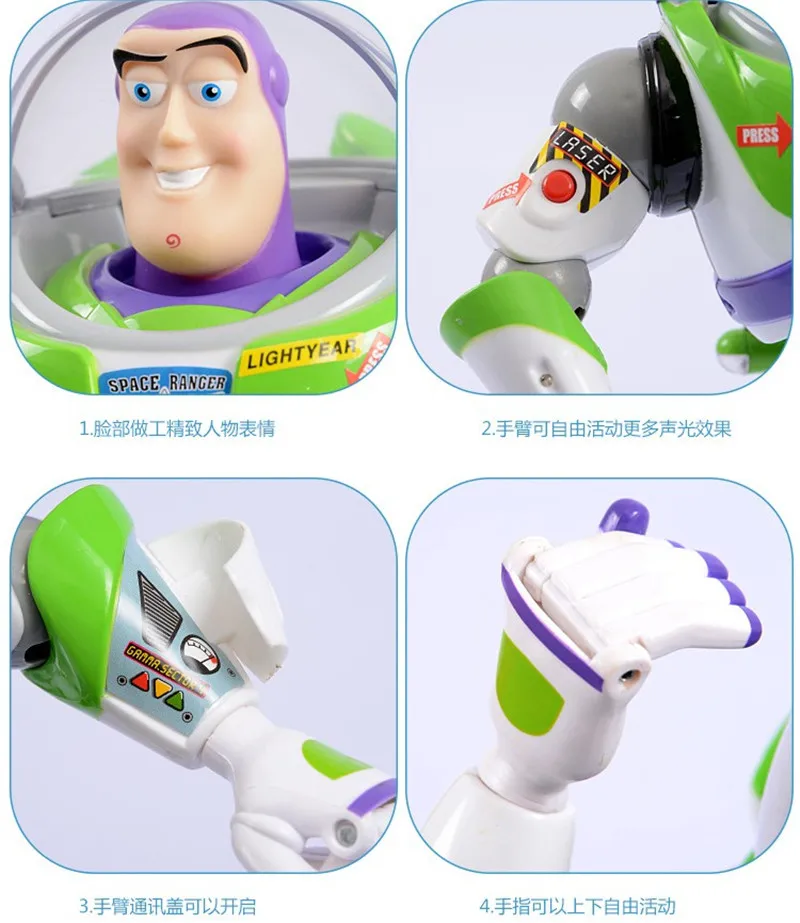 

Disney Toy Story 4 Pixar Buzz Lightyear Woody Forky Alien jessie Action figure Anime toy story Toys For Children Birthday Gift