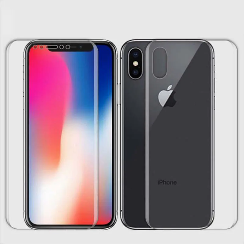 Защитная пленка для экрана мягкая прозрачная iPhone X XR XS 11 Pro MAX 7 8 Plus SE 2020 не стекло 0 1