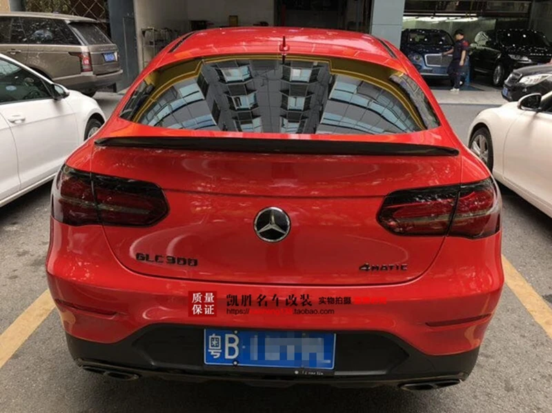 MONTFORD подходит для Benz Coupe GLC300 GLC200 GLC260 спойлер 2017 автомобиля ABS пластик Неокрашенный