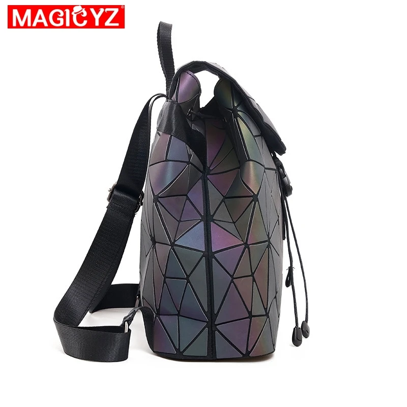 MAGICYZ Светящиеся женские рюкзаки с блестками голографические лазерные