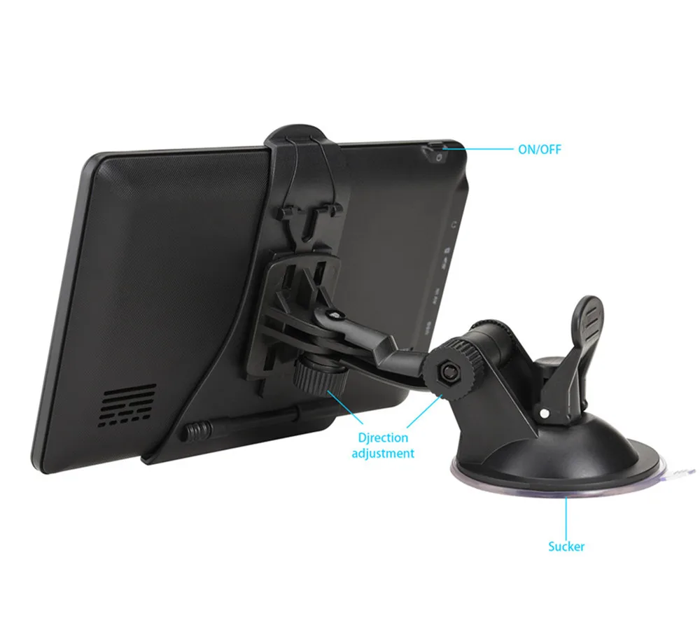 7 &quotемкостный экран автомобильный GPS навигация 8G Bluetooth AV-IN Sat Nav с беспроводной