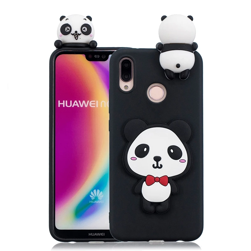 Huawei P20 Lite Case Mate 10 Cover Unicorn Panda Silicone Phone on for Pro P10 P9 Mate10 Etui | Мобильные телефоны и