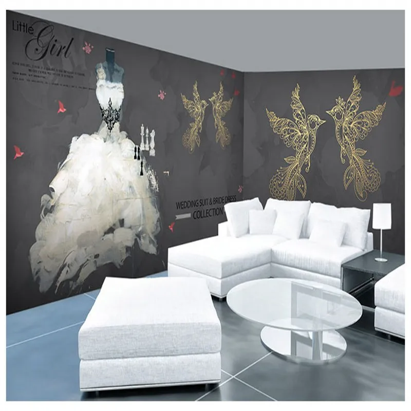 Пользовательские фото обои Свадьба Фотография Студия руководство на заказ