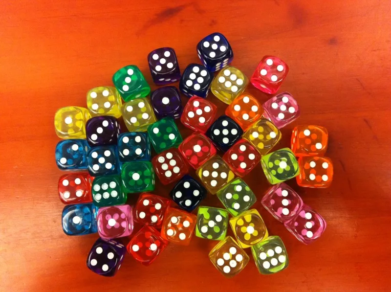 14 мм прозрачный цвет Кристалл кости|dice color|dice transparentdice 14mm |