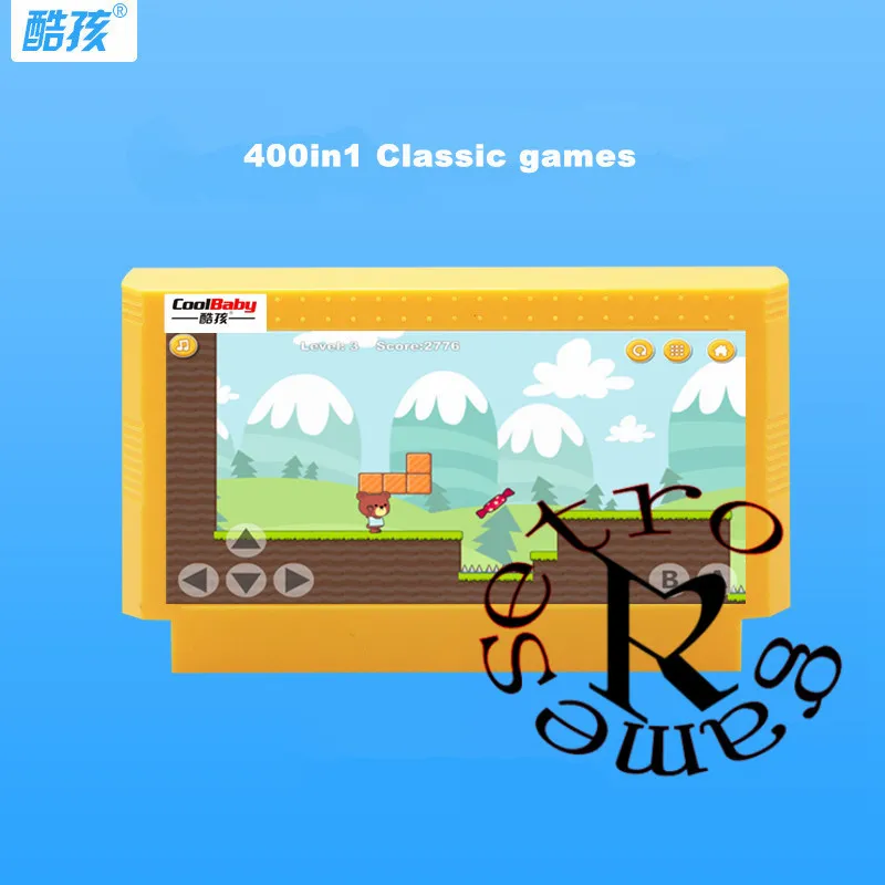 10 шт./лот coolbaby футболки с принтами на тему классических игр 7/150/180/380/400/500 в 1 лучший