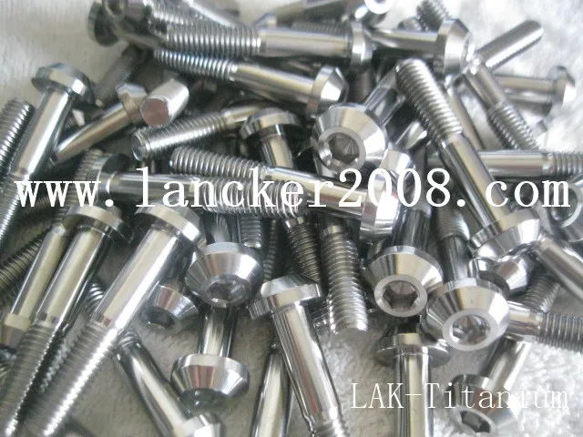 M8 * 1 25*45 Gr5 лак-Титан Шестигранная розетка болт с головкой в форме пуговицы/винт