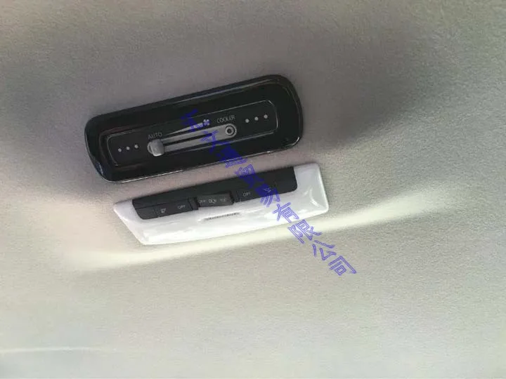 Для NISSAN SERENA C27 украшение автомобиля ABS хромированный черный рояль на заднюю часть крыши, декоративная рамка для Центральной приборной панели отделкой