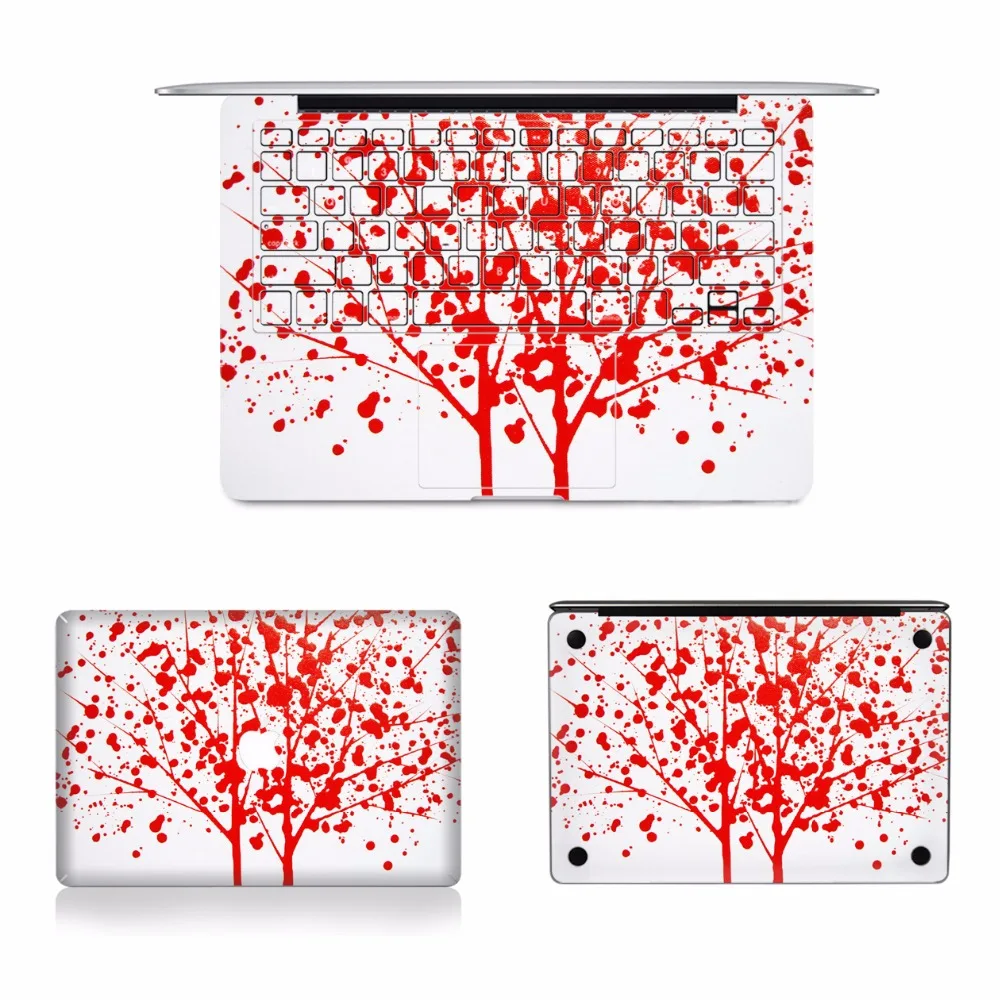 Радужные Деревянные ПВХ наклейки для ноутбука наклейка для Apple Macbook Air Pro retina 11 12 13 15 дюймов США клавиатура граффити защитные чехлы