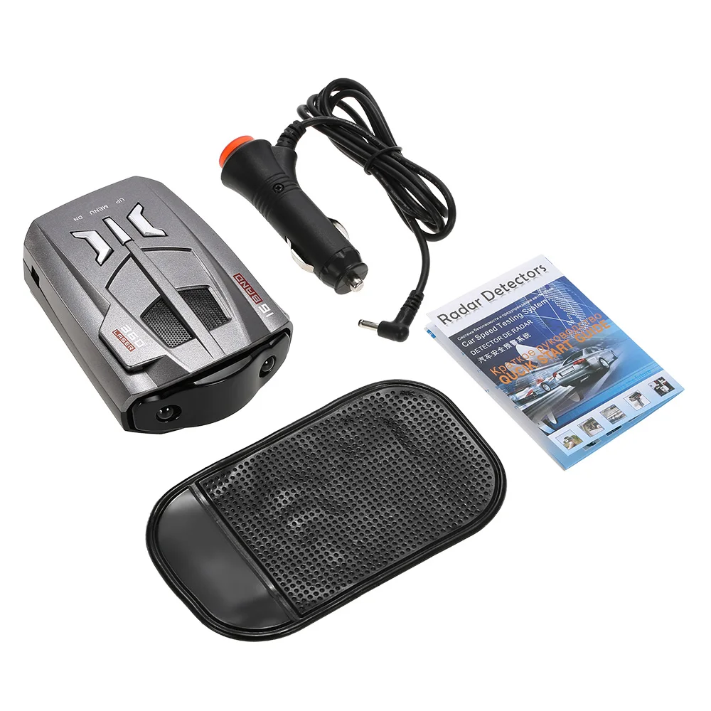 

Car Vehicle Radar Detector Trucker Speed V9 360 Degrees Detector Voice Alert Warning Auto Radar Detector Russia / English