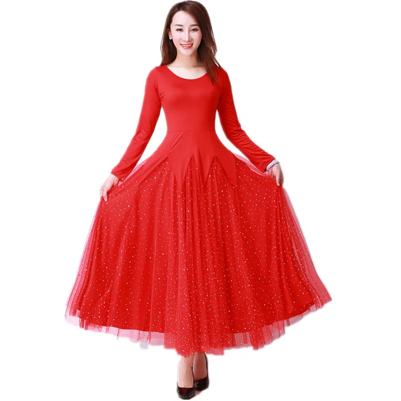 ballroom dance dresses for sale rumba costumes plus size waltz dress red flamenco wear |