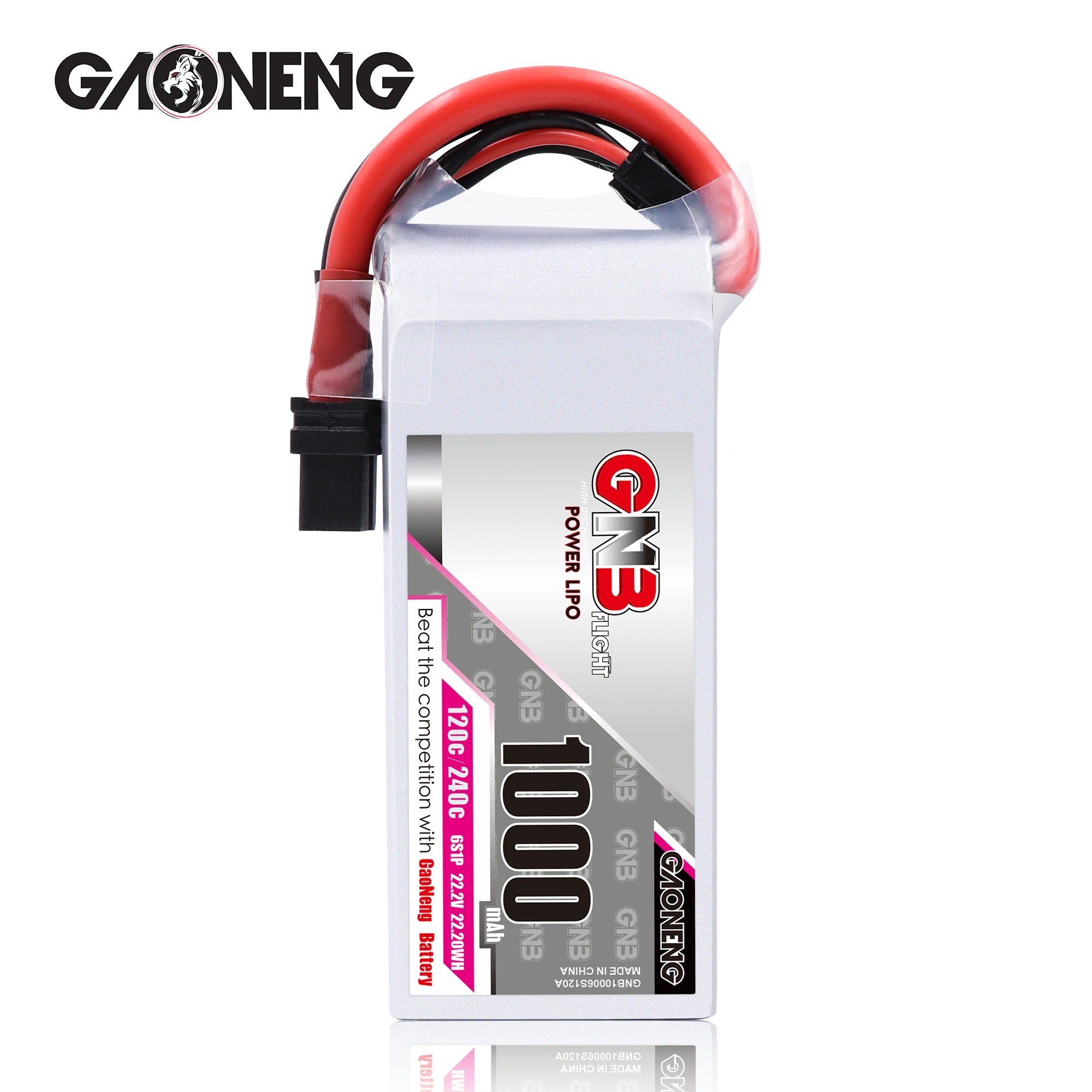 Новый Gaoneng GNB 1000 мАч 6S 22 2 в 120C/240C Lipo аккумулятор XT60 разъем для полной скорости