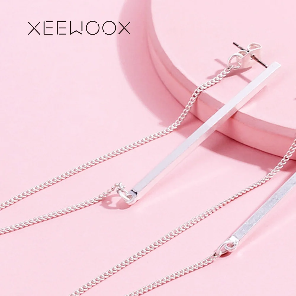 Korean Of Jewelry Earrings Tassel Fashion Retro Long Chain Metal Texture Wholesale Statement Dangle | Украшения и аксессуары