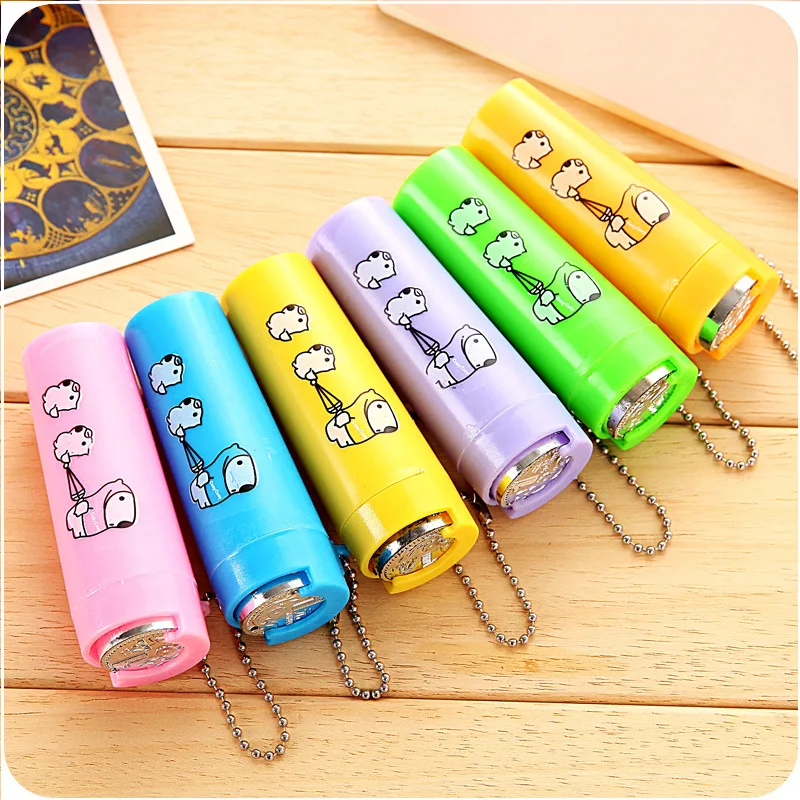 5 шт./лот круглая коробка для денег органайзер трубка мультяшная пластиковая