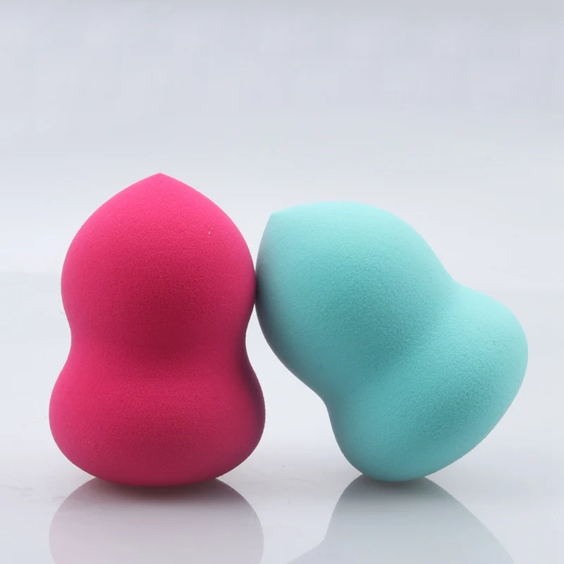rose green Brainbow 2 шт./лот в форме тыквы Мягкая косметическая губка для макияжа гладкая основа для макияжа Губка используется для влажной и сухой красоты Инструменты - Цвет: rose green