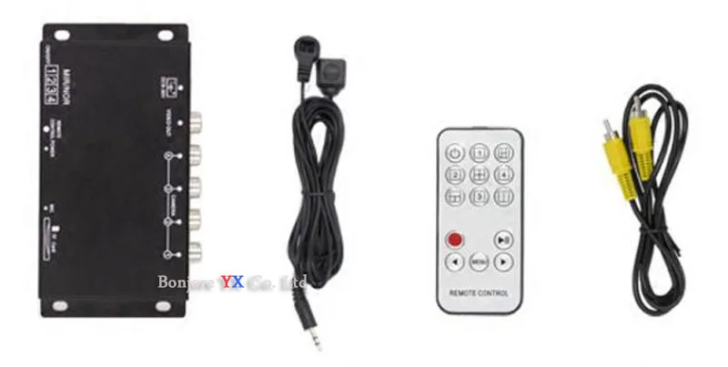 Koorinwoo панорамная система DVR Box 4 канала доступны для автомобиля камера заднего вида видео передняя сторона задняя камера помощь при парковке