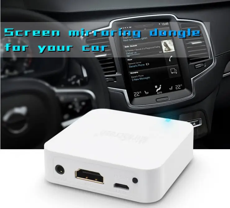 Новинка MiraScreen X7 Беспроводная Соединительная коробка для iOS Android телефон аудио видео Miracast wifi Дисплей DLNA приемник зеркальное отображение HD AV в автомобиль